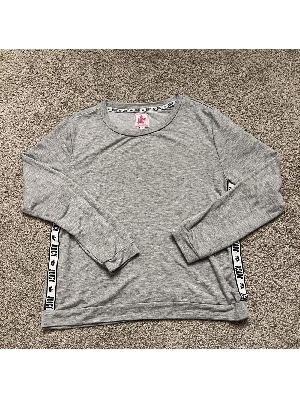 grey Juicy Couture long sleeve top